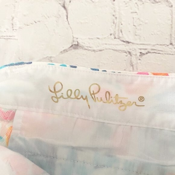 Lilly Pulitzer The Callahan Short Cotton 5" Shorts 0 Beach Coastal Cruise Beachy - Picture 5 of 12